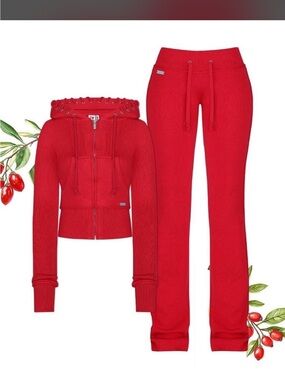 Red Women's HIDDEN CULT • HOODIES